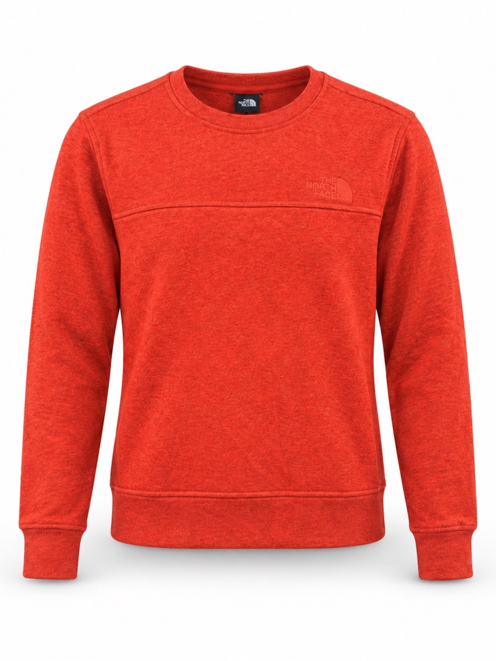 The North Face Knit Fleece Crew Sweatshirt Fiery Red Women’s XS NWT